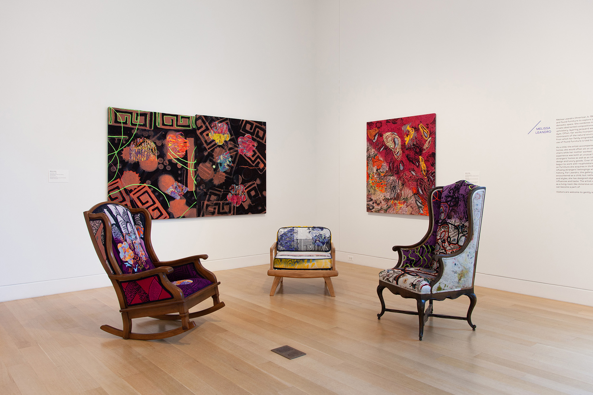 Melissa Leandro in Remember Where You Are, installation view at DePaul Art Museum, 2019. Photo: DePaul Art Museum